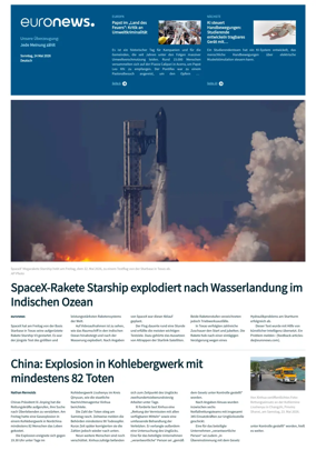 Cover of Euronews (German Edition)