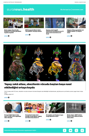 Cover of Euronews Health (Turkish) Compiled Edition