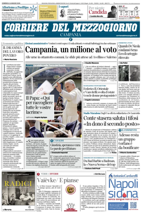 Cover of Corriere del Mezzogiorno (Campania)