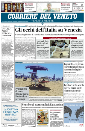Cover of Corriere del Veneto (Venezia e Mestre)