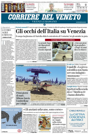 Cover of Corriere del Veneto (Vicenza e Bassano)