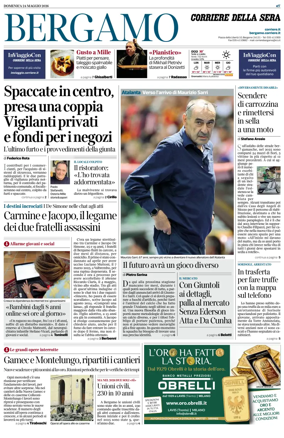 Cover of Corriere della Sera (Bergamo)