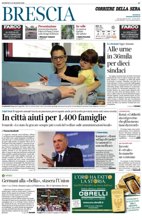 Cover of Corriere della Sera (Brescia)