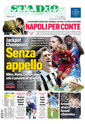 Cover of Corriere dello Sport Stadio (Nazionale)