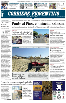 Cover of Corriere Fiorentino
