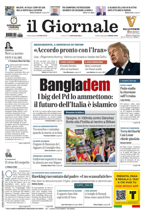 Cover of Il Giornale (Italy)