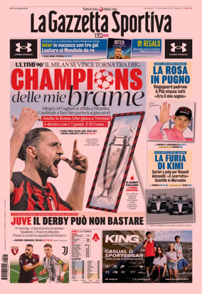 Cover of La Gazzetta dello Sport - Napoli