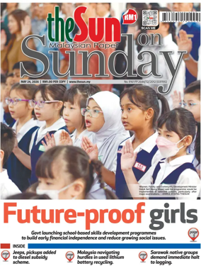 Cover of The Sun (Malaysia)