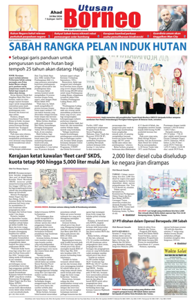 Cover of Utusan Borneo (Sabah)
