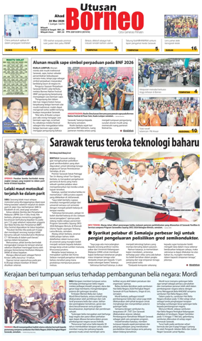 Cover of Utusan Borneo (Sarawak)