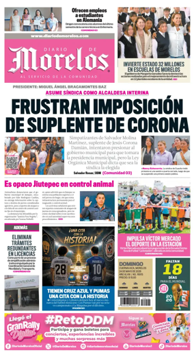 Cover of Diario de Morelos