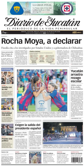 Cover of Diario de Yucatan