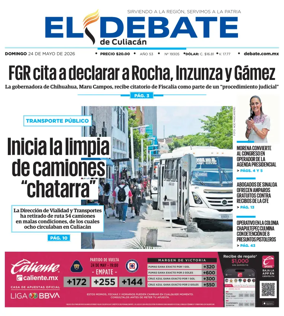 Cover of El Debate de Culiacan