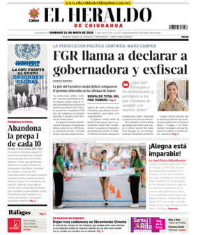 Cover of El Heraldo de Chihuahua