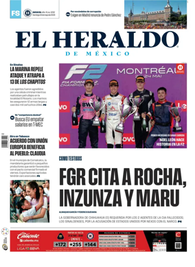 Cover of El Heraldo de Mexico