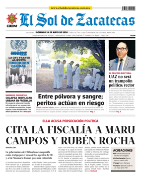 Cover of El Sol de Zacatecas