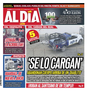 Cover of Periodico Al Dia (Leon)