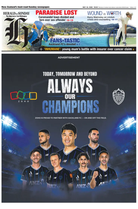 Cover of Herald on Sunday