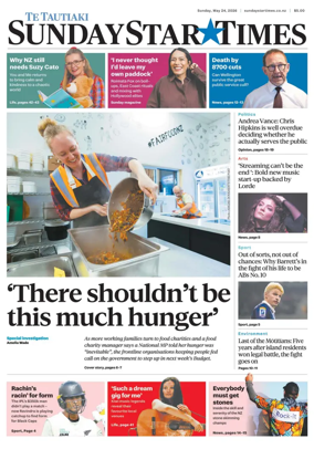 Cover of Sunday Star-Times