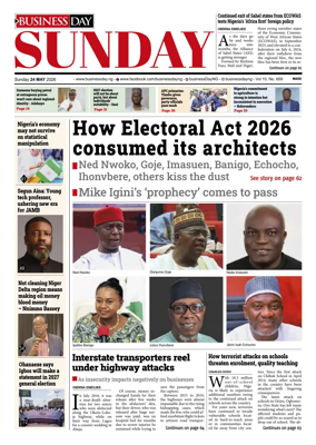 Cover of Business Day (Nigeria)