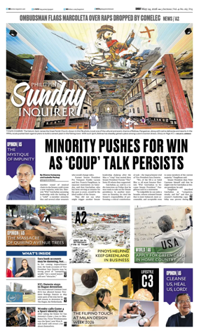 Cover of Philippine Daily Inquirer