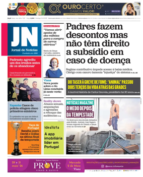 Cover of Jornal de Noticias