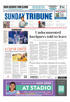Cover of Sunday Tribune