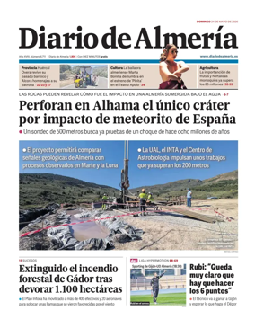 Cover of Diario de Almeria