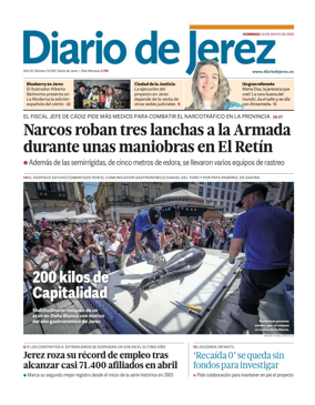 Cover of Diario de Jerez