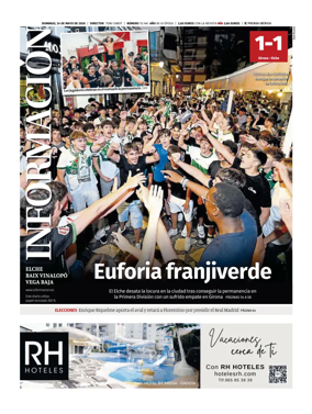 Cover of Diario Informacion (Elche y Vega Baja)