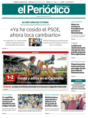 Cover of El Periodico Extremadura