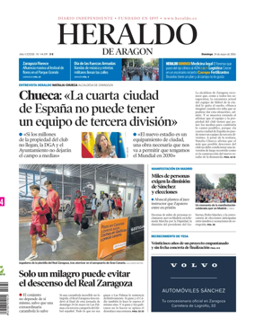 Cover of Heraldo de Aragon