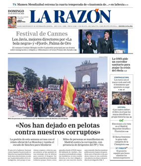 Cover of La Razon (Cataluna)