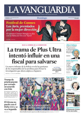 Cover of La Vanguardia