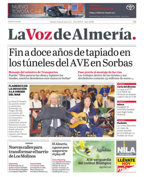 Cover of La Voz de Almeria