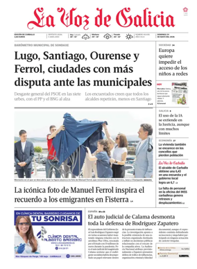 Cover of La Voz de Galicia (Carballo)