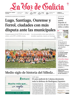 Cover of La Voz de Galicia (Deza)
