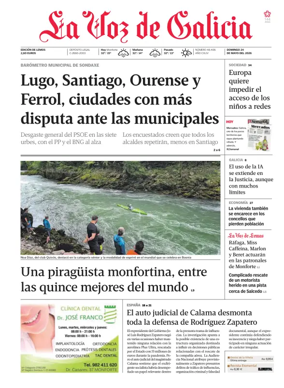 Cover of La Voz de Galicia (Monforte)