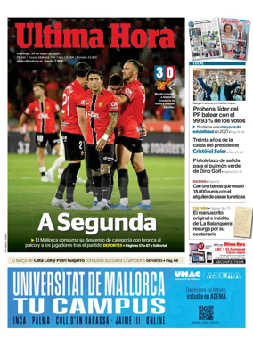 Cover of Ultima Hora