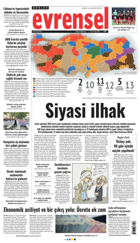 Cover of Evrensel Gazetesi