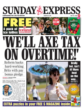 Cover of Sunday Express