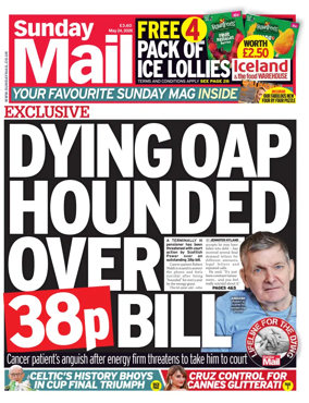Cover of Sunday Mail (UK)