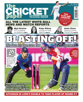 Cover of The Cricket Paper