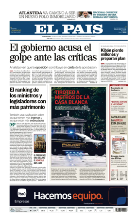 Cover of El Pais (Uruguay)