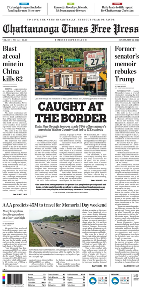 Cover of Chattanooga Times Free Press