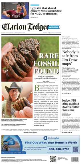 Cover of Clarion Ledger