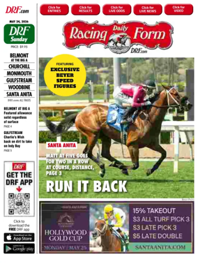 Cover of Daily Racing Form National Digital Edition