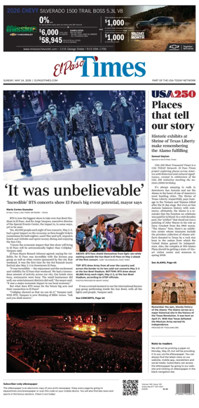 Cover of El Paso Times