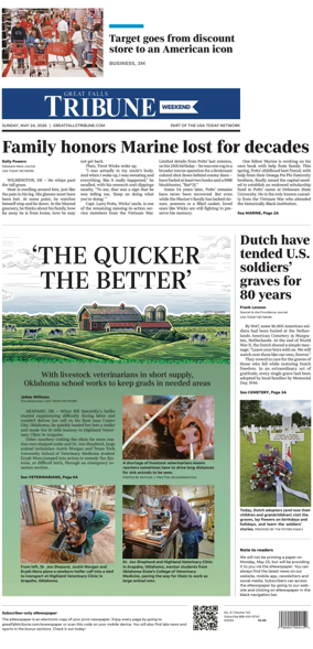 Cover of Great Falls Tribune