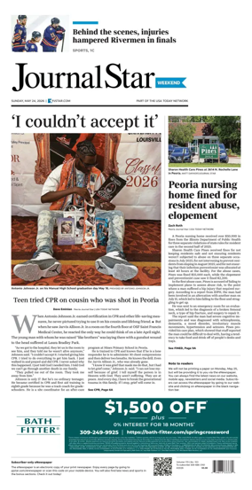 Cover of Journal Star (Peoria)